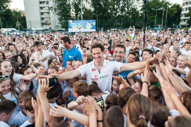 Młodzi sportowcy w kolebce siatkówki