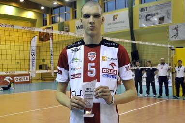 Norbert Huber siatkarzem Cerrad Czarnych Radom