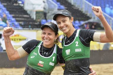 FIVB Beach Volleyball Warmia Mazury World Tour Olsztyn 2017 - triumf Brazylijek