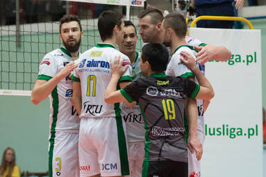 Wspólny sparing Aluronu Virtu Warty i Dafi Społem