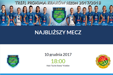 Najbliższy mecz Trefla Proximy Kraków już na „Suchych Stawach”