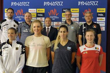 Liga Narodów w Bydgoszczy - spotkanie z mediami