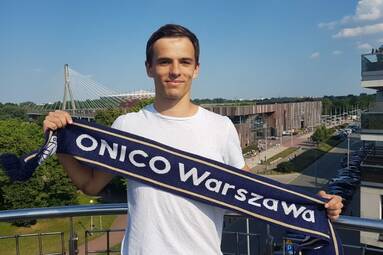 Dominik Jaglarski nowym libero ONICO Warszawa