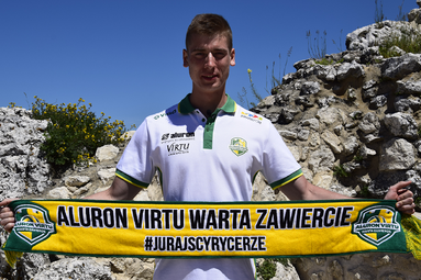 Kamil Semeniuk przyjmującym Jurajskich Rycerzy