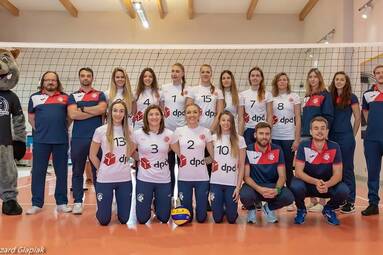 Siatkówka na salonie - nietypowa prezentacja DPD Legionovii Legionowo