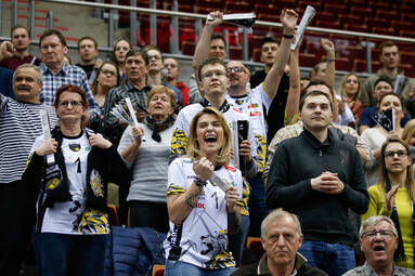 Gdańscy kibice w hali na medal
