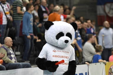 Strefa dziecięca na meczu Bank Pocztowy Pałac Bydgoszcz - Grot Budowlani Łódź