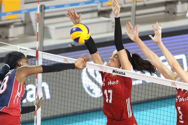 Siatkarska Liga Narodów: Polska - Dominikana 3:2