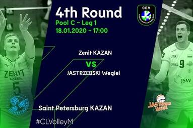 LM: Zenit Kazań - Jastrzębski Węgiel 2:3