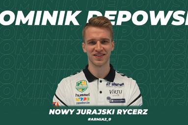 Dominik Depowski w  Aluronie Virtu CMC Zawiercie