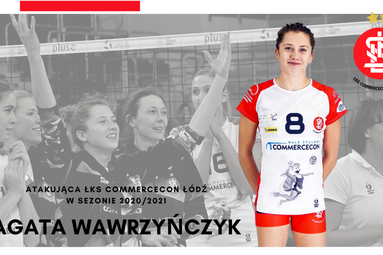 Agata Wawrzyńczyk w ŁKS Commercecon Łódź