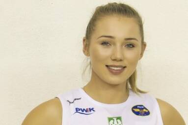 Angelika Wystel przyjmującą Enea PTPS Piła