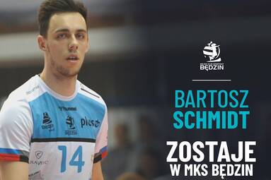  Bartosz Schmidt przedłużył kontrakt z MKS Będzin