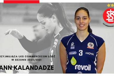 Ann Kalandadze zawodniczką ŁKS Commercecon Łódź