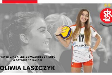 Oliwia Laszczyk nadal z ŁKS Commercecon Łódź