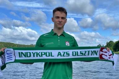 Jakub Czerwiński przyjmującym Indykpolu AZS Olsztyn