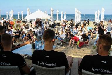 Przygotowania do sezonu Trefla Gdańsk zainaugurowano z kibicami na plaży Hotelu Haffner