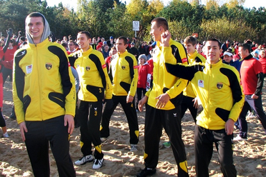 Zachęcali do sportowego trybu życia