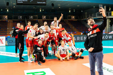 Galeria z meczu Asseco Resovia Rzeszów - Cuprum Lubin