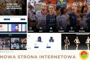 Nowa strona internetowa BKS BOSTIK Bielsko-Biała! Zapraszamy na bkssa.pl