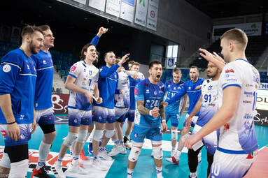 Jakub Ziobrowski atakującym Ślepska Malow Suwałki