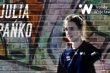 Julia Pańko w seniorskim zespole #VolleyWrocław 