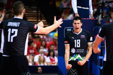 CEV EuroVolley 2021 M: Finał Słowenia - Włochy 2:3