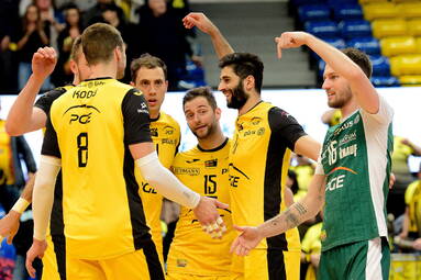 Galeria z meczu PGE Skra Bełchatów - Cuprum Lubin