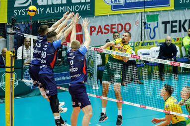 Półfinały PlusLigi:  Aluron CMC Warta Zawiercie - Grupa Azoty ZAKSA Kędzierzyn-Koźle 0:3