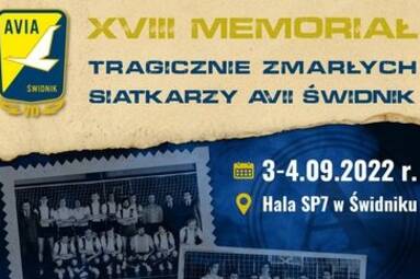Kluby PlusLigi zagrają w Memoriale Tragicznie Zmarłych Siatkarzy Avii Świdnik