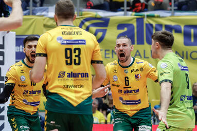 Galeria z meczu Aluron CMC Warta Zawiercie - PGE Skra Bełchatów