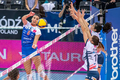 Galeria z meczu Grot Budowlani Łódź - E.LECLERC MOYA Radomka Radom