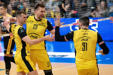 Galeria z meczu PGE Skra Bełchatów - LUK Lublin