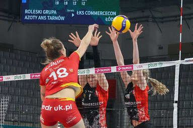 Zdjęcia z meczu ROLEWSKI GRUPA  AZOTY Tarnów - ŁKS Commercecon Łódź 