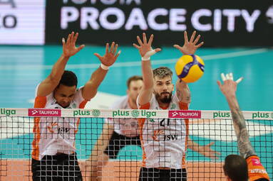 Zdjęcia z meczu Jastrzębski Węgiel - BBTS Bielsko-Biała 