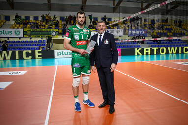 Lipiński i Andringa o meczu GKS Katowice - Indykpol AZS Olsztyn