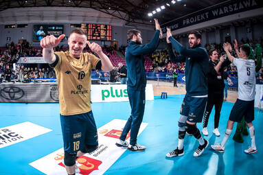 Zdjęcia z meczu Projekt Warszawa - PGE Skra Bełchatów 