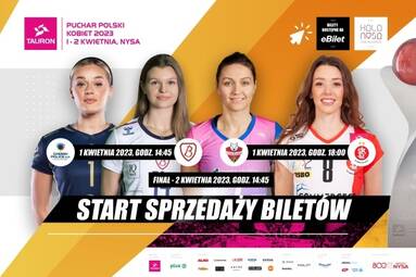 Wielkie starcie pucharowiczek w Nysie – rozpoczyna się sprzedaż biletów na turniej finałowy TAURON Puchar Polski Kobiet 