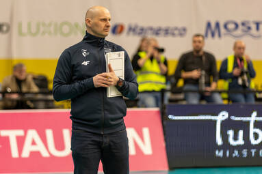Piotr Graban po meczu BBTS Bielsko-Biała - Projekt Warszawa