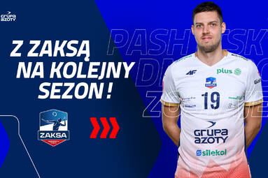 Dmytro Paszyckij zostaje w Grupie Azoty ZAKSIE Kędzierzyn-Koźle