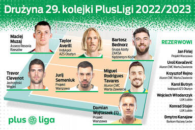 Drużyna 29. kolejki PlusLigi
