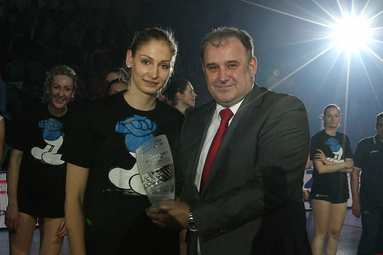 Agnieszka-Bednarek Kasza MVP Enea Cup 2011