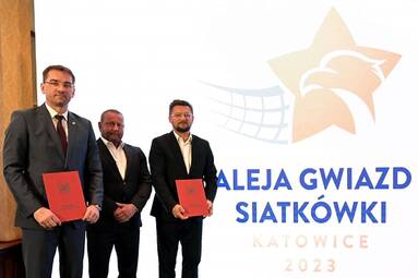 Nowe otwarcie Alei Gwiazd Siatkówki