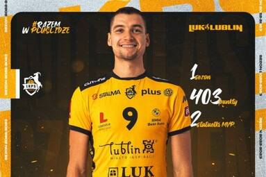 LUK Lublin: Mateusz Malinowski zostaje, Nicolas Szerszeń odchodzi