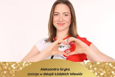Aleksandra Gryka zostaje w ŁKS Commercecon Łódź