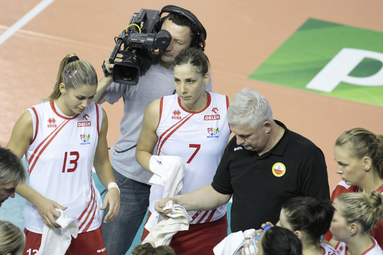 W Pile przedszkole w czasie meczu