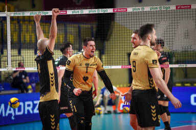 Zagrywka lepsza od bloku, a GKS Katowice od Cuprum Lubin