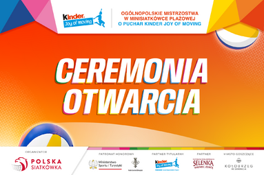 Wielki Finał KINDER Joy of moving na plaży: ceremonia otwarcia