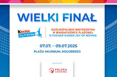 Znamy miejsce i datę 3. Wielkiego Finału KINDER Joy of moving na plaży