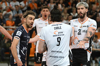 JSW Jastrzębski Węgiel wygrywa rundę zasadniczą - PlusLiga na ostatniej prostej [ZDJĘCIA]